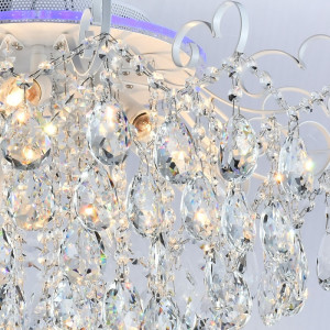 Потолочная люстра  04024-0.3-07 WH+SILVER PN+RGB