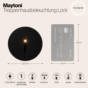 Подсветка для лестниц и ступеней Lock O014SL-L3B3K