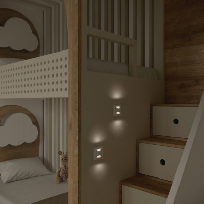 Встраиваемая LED подсветка Встраиваемые механизмы белые матовые W1154501