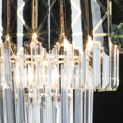 Подвесная люстра  02202-0.4-07 FGD+BK