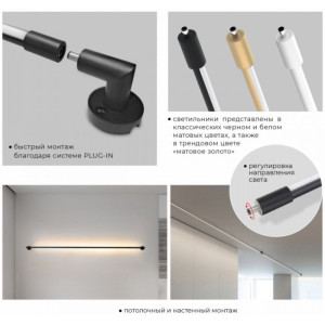 Модульный световой элемент Thin  Smart IL.0060.5000-500-WH