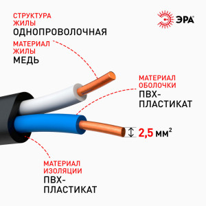 Кабель  ВП2-2,5-100